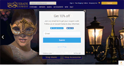 Desktop Screenshot of masqueradeexpress.com
